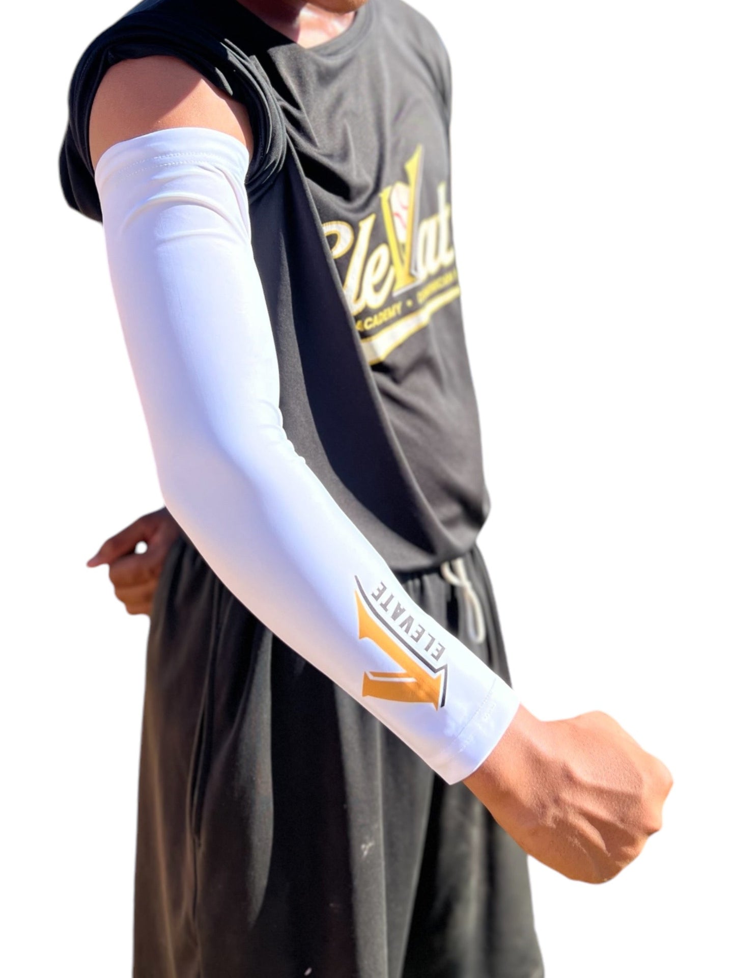 Premium Compression Arm Sleeve - WHITE