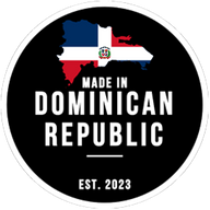Knob Decal - Made In Dominican Republic White Black