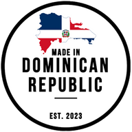 Knob Decal - Made In Dominican Republic Black White