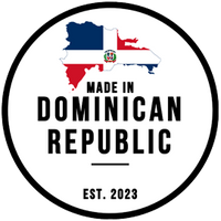 Knob Decal - Made In Dominican Republic Black White